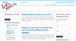 Desktop Screenshot of departement-information-medicale.com