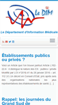 Mobile Screenshot of departement-information-medicale.com